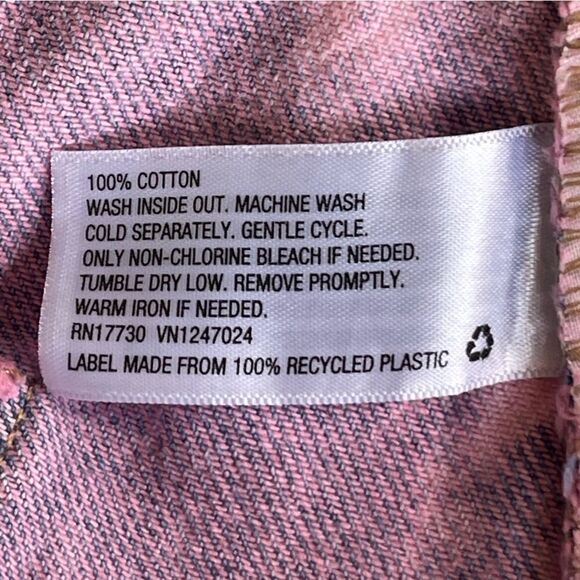 Wild Fable womens High Rise Bermuda Denim Acid Wash Pink Size 0 NWT - Picture 12 of 16